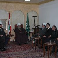 Встреча с лидером шиитской общины в Ливане шейхом Абдель Амиром Каббаланом