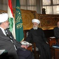Встреча с муфтием Ливанской Республики шейхом Мухаммедом Рашидом Каббани