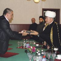 Встреча муфтия шейха Равиля Гайнутдина с главой Республики Крым С.Аксеновым