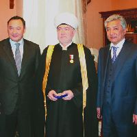 Теплый прием делегации из Казахстана  в резиденции муфтия шейха Равиля Гайнутдина  